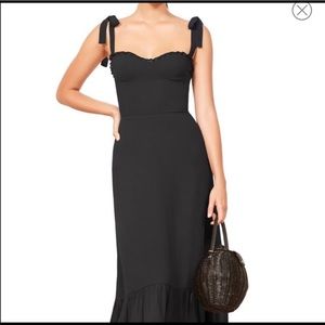 BLACK Reformation Nikita dress